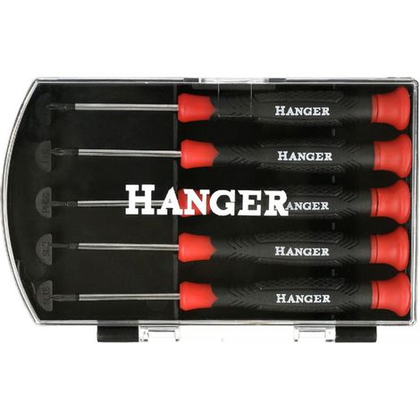 Jeu de 5 tournevis de précision micro - HANGER - 133092 (1/3)