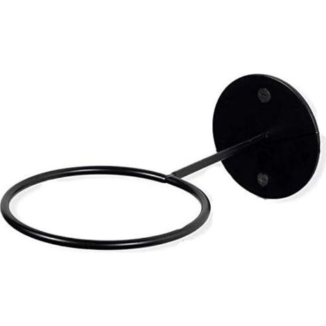 Round wall bracket for flower pot 21.5 cm Black (1/5)