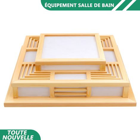 WAOBDLA Lampe de plafond de chambre à coucher LED Lampe de plafond de salon 3000-4500-6400K avec télécommande (1/5)