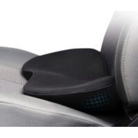 Cojín ergonómico para asiento de coche – Espuma viscoelástica – Soporte lumbar – Grueso y transpirable – Para conductores – Funda lavable