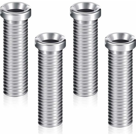 4 tornillos para cesta de fregadero de 45 mm, de acero inoxidable, accesorios de fijación, pernos para fregadero, colador para lavabo de cocina - INHHUB