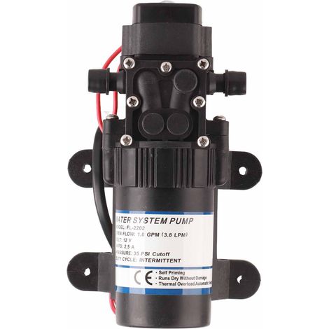 12V DC 2,5A 35PSI 1,0GPM Druckerhöhungspumpe - Permanentmagnet-Selbstansaugmotor für Sprühgeräte (1/5)