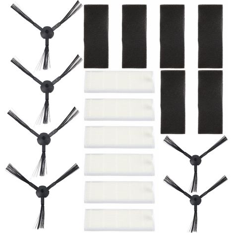 Kit di ricambi per aspirapolvere robot ILIFE A6 / A4 / A4s: spazzola laterale + filtro. (1/4)