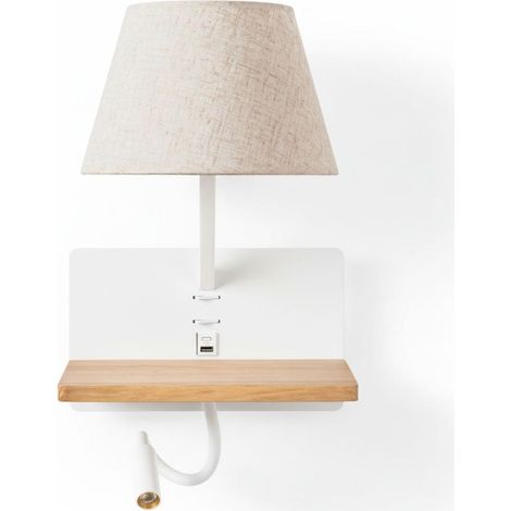 Lesewandleuchte "Artin USB + USBC" - Mit verstellbarem