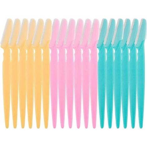 Set de 18 pièces ,Rasoirs à sourcils, rasoirs faciaux et exfoliants pour le visage , Pour hommes et femmes (1/4)