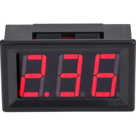 0,56-Zoll-Digitalanzeigefeld für 0-10-A-Gleichstrommesser, rot (1/5)