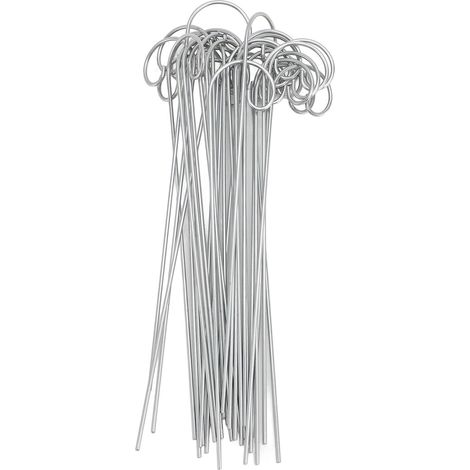 Crochets étiquettes plantes 30 pièces Marqueurs jardin Piquet porte étiquette plantes acier inoxydable piquet signalisation fleurs (1/4)