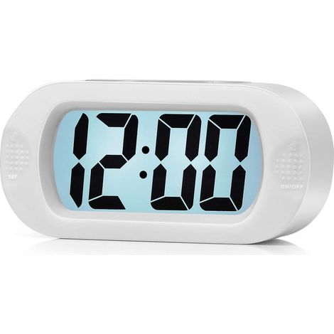 MINKUROW Sveglia Digitale Aggiornata Display Lcd Antiurto Orologio Da Viaggio Con Custodia In Silicone Snooze Luce Notturna Morbida Suono Ascendente Sveglia Alimentata A Batteria Per Casa Ufficio Came (1/5)