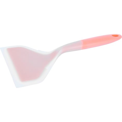Spatule en silicone antiadhésive et antidérapante pour la cuisson des tamagoyaki, pizzas et steaks (orange) (1/5)