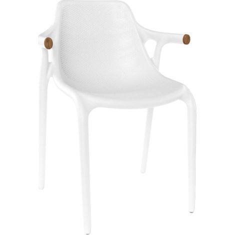 Fauteuil TORO en polypropylène style contemporain pour extérieur