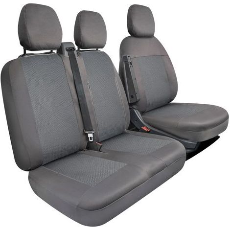 Set fodere semi-custom per furgoni - Grigio - Guidatore M - Panchina L