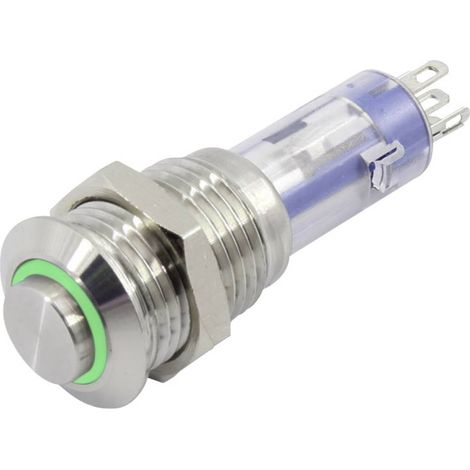 Interrupteur à pression TRU COMPONENTS LAS4GQH-11ZE/G/24V/S TC-6647560 48 V 2 A 1 x On/Off à accrochage 1 pc(s) X896071 (1/2)