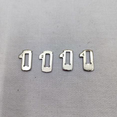 Suitable for Nissan car lock plates, Nissan external tooth lock plates, bulk discounts available. (1/4)