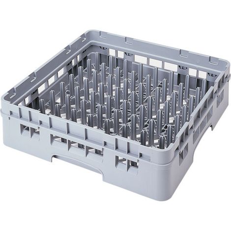 Casier à plots avec 1 extension - 50 x 50 x 14.3 cm - Gris -Lot 5 - Cambro