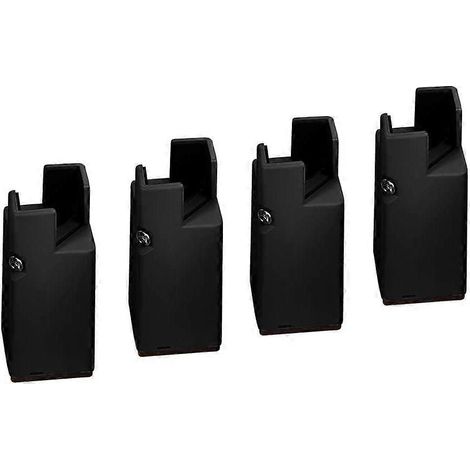 Rehausseur de meubles, rehausseur de chaise réglable avec clips à vis, 3 pouces de haut, rehausseur de table robuste, compatible avec les formes carrées/rondes de 1 à 1,5 pouce [XR] (1/5)