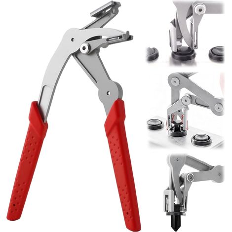 Outil de Retrait Clips Voiture, Pince Plastique Robuste avec Poignée Antidérapante, Idéale pour Démontage Intérieur, Attaches, Boucles et Rivets Automobile