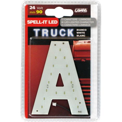 Spell-It Led, 90 mm, 24V - Bianco - A (1/3)