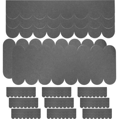 32 Pièces Bardeaux de Toit Auto-AdhéSifs Bardeau, Bardeau Bitume Toiture (30x5cm (1/5)