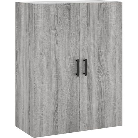 Maison Exclusive - Armario de pared gris Sonoma 69,5x34x90 cm (1/5)