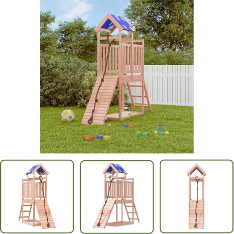 The Living Store Spielturm Massivholz Douglasie - Holzspielplatz - Spielturm - Klettermöglichkeiten - Kinderspielgeräte - Outdoor Spielzeug (1/5)
