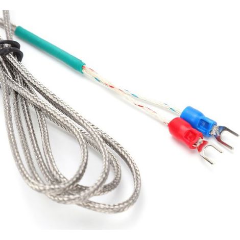 Thermocouple Type K - Sonde Acier Inoxydable - Plage 0 À 800 °C - Filetage M8 - Longueur Tige 99 mm - Câble 1,5 m (1/5)