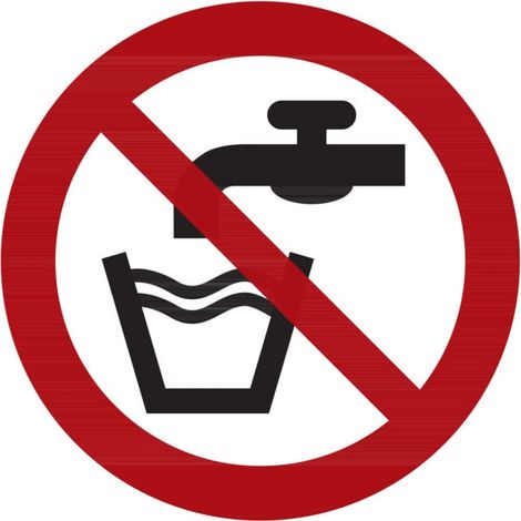 Panneaux d'interdiction Eau non potable, Type: 02200