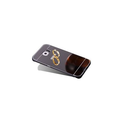 Cover posteriore a specchio per Samsung Galaxy S7 Edge, colore nero (1/4)