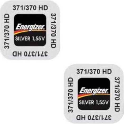 .2 piles Energizer 371/370.