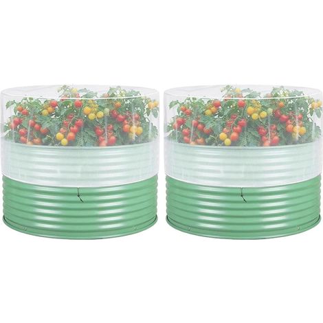 Bâche de protection pour potager surélevé, filet de protection en 2 pièces Filet de jardin - Convient aux plantes, fleurs, fruits et légumes, serre, jardin, balcon, terrasse, usage extérieur (1/5)