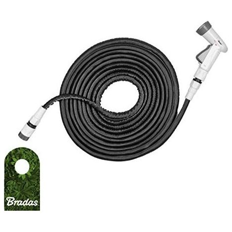 2333 KIT DE JARDIN FLEXIBLE AVEC RACCORD RAPIDE ET RACCORD DE ROBINET 3/4'' 4 PISTOLET TWIST PANTALON 7,5 À 15 M