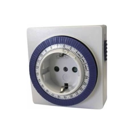 Timer giornaliero 24 ore con connettore 2P + TT 16A GSC 0400270
