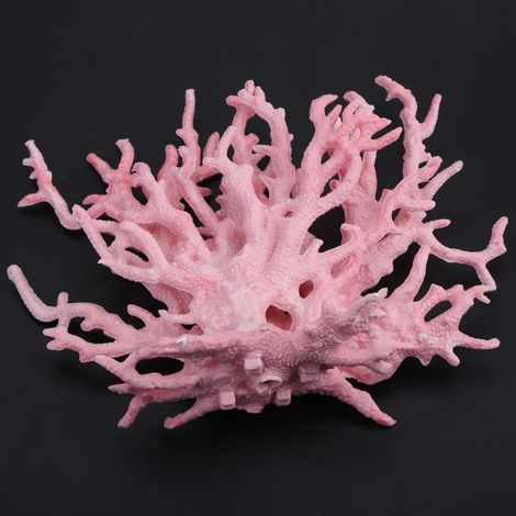 Plante ornementale en corail artificiel rose vif pour aquarium (1/5)