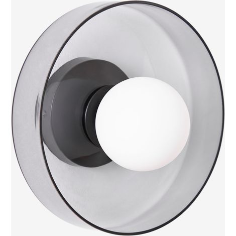 SKLUM Jaxal Wandleuchte Schwarz Ø25 cm