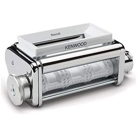 Kenwood Ravioli Maker KAX93.A0ME, Accessori per Ravioli Fatti in Casa, Attacco Compatibile con Robot da Cucina Chef e kMix, in Resistente Acciaio Inox,Argento, Acier Inoxydable (1/3)