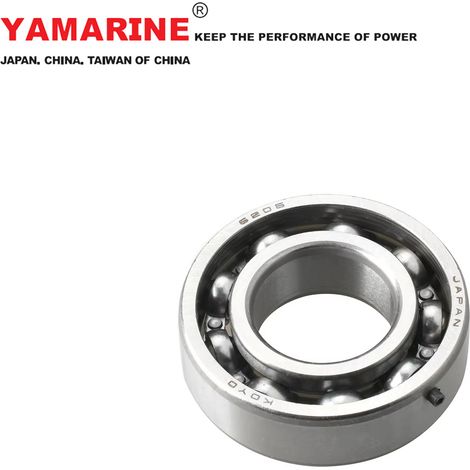 Roulement de vilebrequin pour moteur hors-bord Yamaha 9,9/15 ch YAMAHA 6205, 93306-205A1 (1/5)