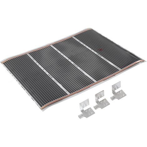 Kit tapis chauffant électrique pour sol stratifié flottant, système pour carrelage et mortier, 220‑240V Type B, 80x100cm (1/5)