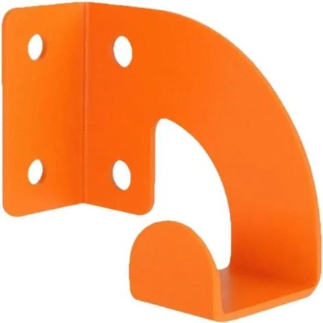 Support mural pour débroussailleuse, porte-outil de jardin en acier carbone pour taille-haie, rangement garage ou abri de jardin. (1/5)