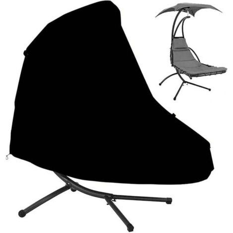 Housse de Chaise Longue Suspendue en Tissu Oxford pour Balancelle de Jardin, Véranda, Pelouse, Protection de Meubles (1/4)