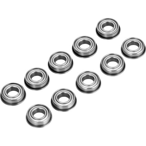 10pcs F688-ZZ Double Shielded Flanged Deep groove Ball Bearings 8 x16x5mm (1/5)