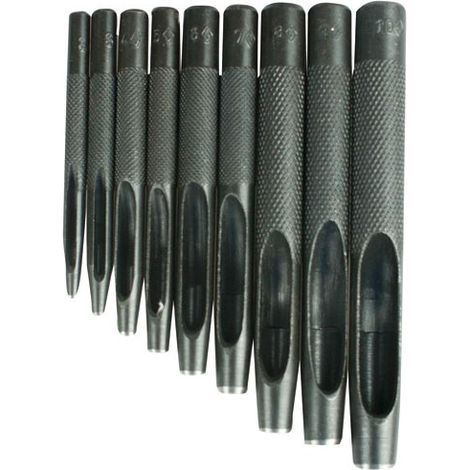 FISCHER DAREX - Jeu de 9 emporte pièces de 2 à 10 mm