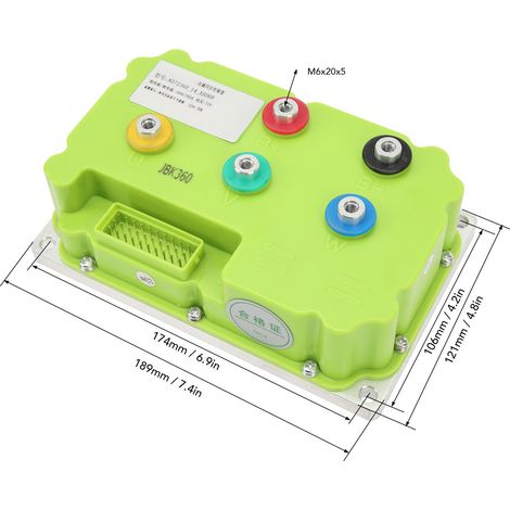 Contrôleur de moteur programmable BLDC 190 A / 360 A ND72360, régulateur de vitesse CC sans balais pour moto électrique haute puissance QSmotor