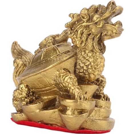 Tortue Feng Shui en Cuivre - Décoration Ésotérique pour l'Intérieur (1/5)