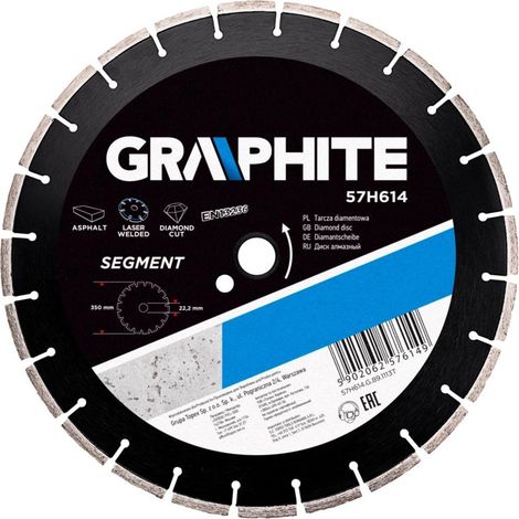 Graphite Modello Diamante 350 Disco diamantato segmentato robusto