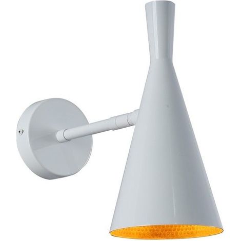 Barcelona Led – Applique murale orientable en aluminium blanc – Tête pivotante 330º – Pour éclairage ciblé en intérieur – Dimensions ø127 x 270 x 165 mm