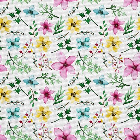 Tela Oxford decorativa para exteriores - Motivo floral 1 I DX138 (1/5)