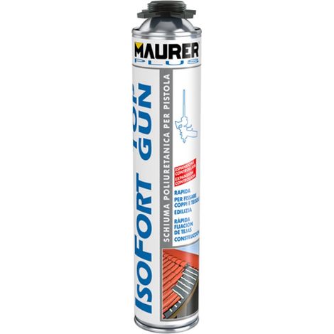 SCHIUMA POLIURETANICA X PISTOLA ISOFORT TOP GUN MAURER PLUS 750MLCOPPI