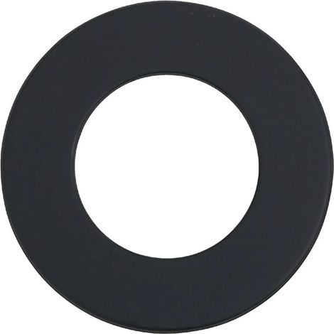 Rosace murale manchon de rosace doublure murale noire diamètre 130 mm finition Senotherm pour fixation murale (1/2)