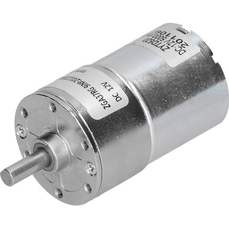 Elektromotor mit Mikrodrehzahlreduzierung, geräuscharm, poröses Lager, Maschinenzubehör, DC 12VZGA37RG 550R-12V (1/5)