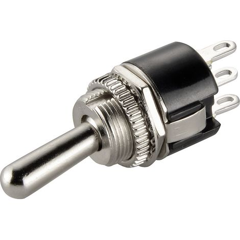 TRU COMPONENTS 1587683 TC-R13-37C-05 Kippschalter 250 V/AC 3 A 1 x Ein/Ein rastend 1 St. (1/2)