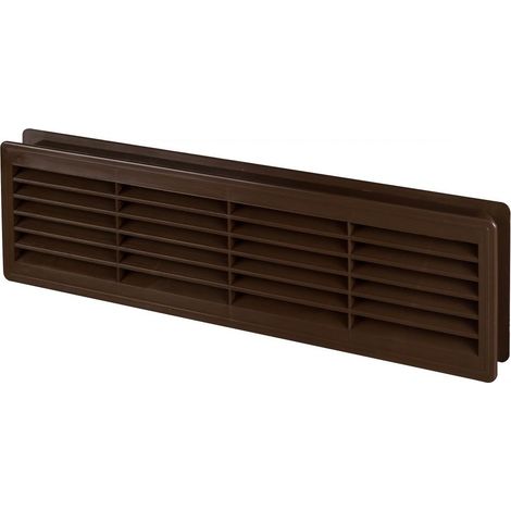 120x440mm Innentür Kunststoff-Lüftungsgitter Lüftungskragen Braun Farbe (1/3)